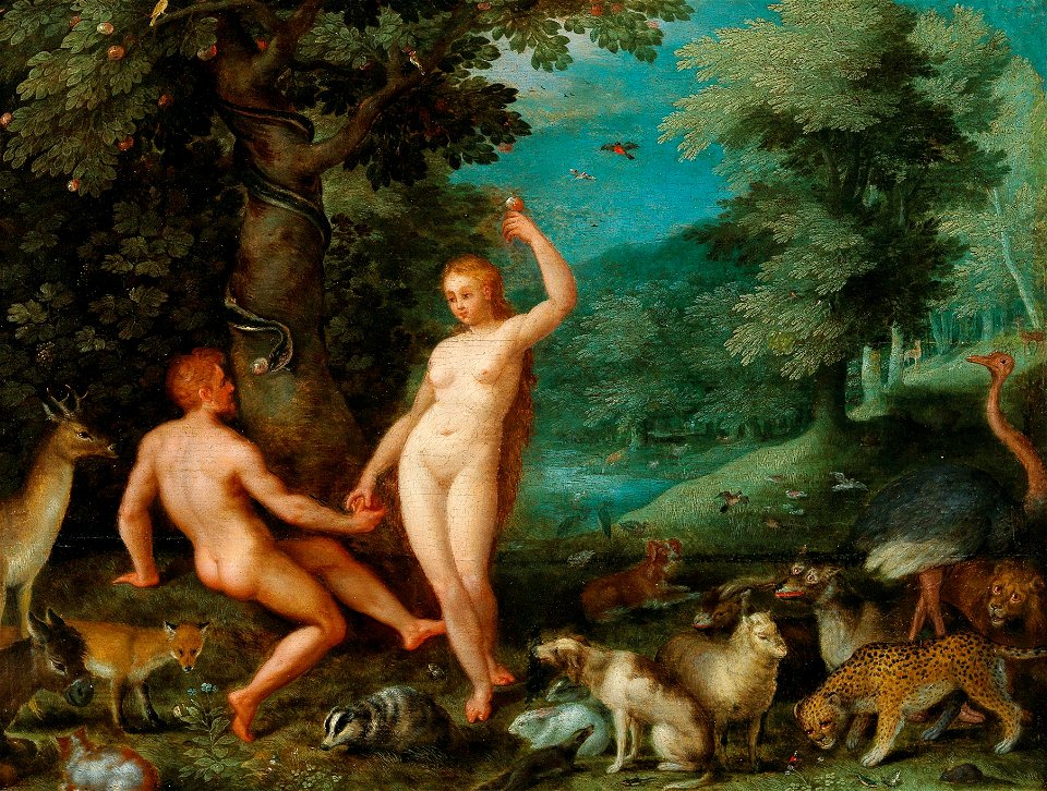 Jan Brueghel I -The Temptation of Adam in Paradise