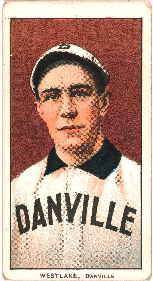 James Westlake, Danville Team, baseball card portrait LCCN2008676874