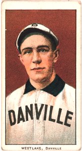 James Westlake, Danville Team, baseball card portrait LCCN2008676874