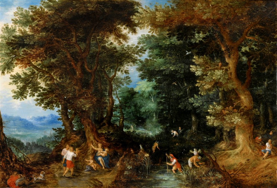 Jan Brueghel (II) - Latona and the Lycian peasants