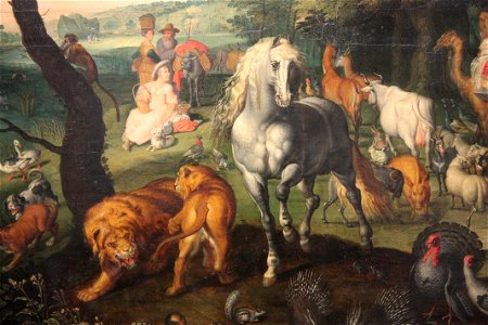 Jan Brueghel l'Ancien - Entrée dans l'Arche 02
