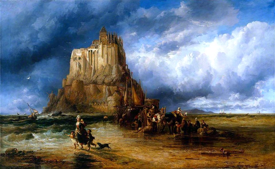 James Webb (1835-1895) - Mont St Michel, Normandy - N01684 - National Gallery