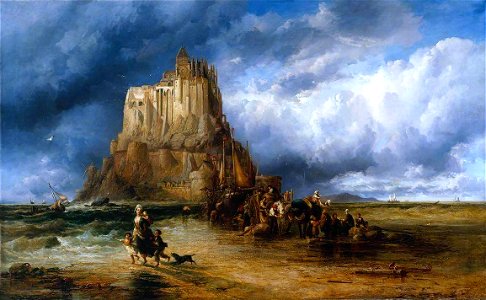 James Webb (1835-1895) - Mont St Michel, Normandy - N01684 - National Gallery