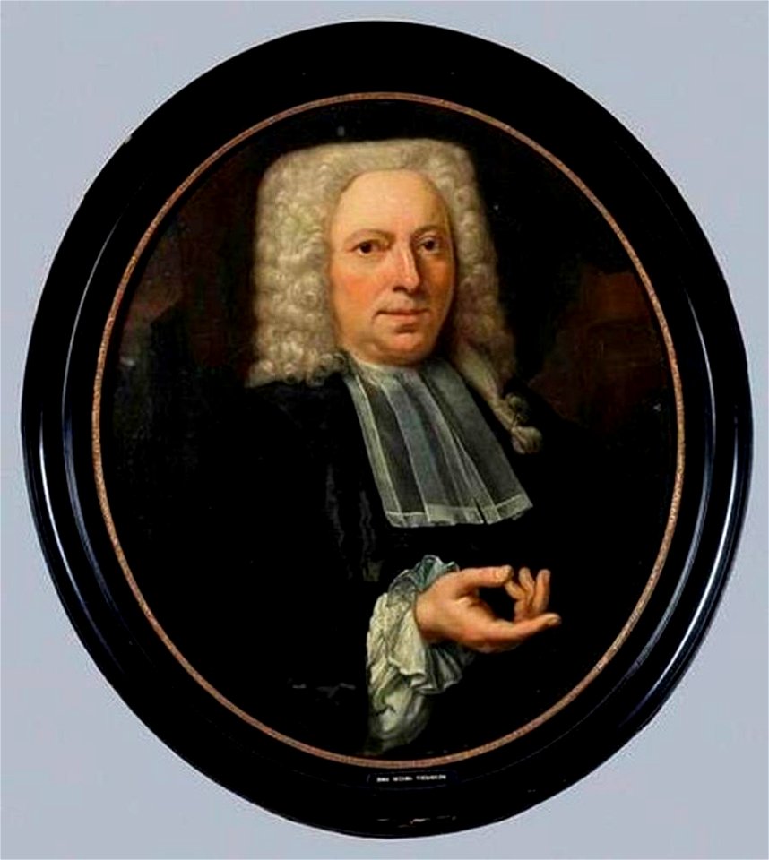 Jan Abel Wassenbergh (I) - Portret van Johan Hora (1683-1744) - S1948-128 - Fries Museum