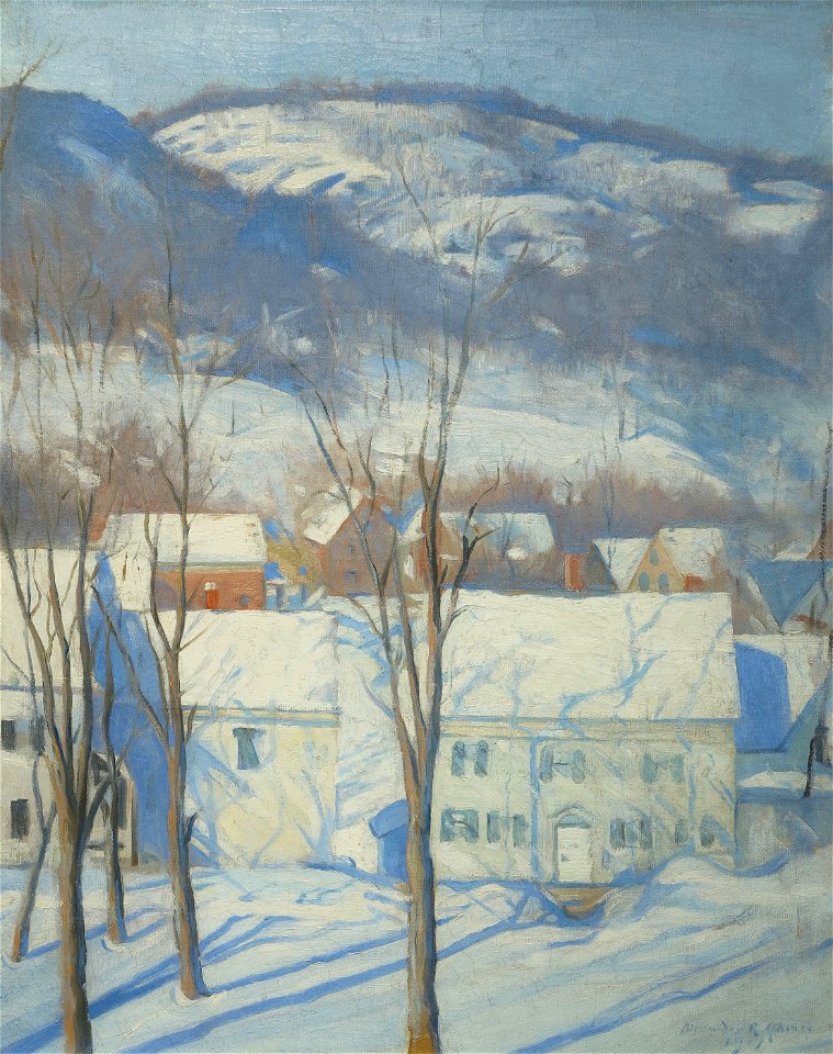 Woodstock Street, Woodstock, New Hampshire by Alexander Robertson James