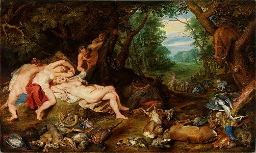 Jan Brueghel d. Ä. (mit Werkstatt) und Rubens-Werkstat - Dianas schlafende Nymphen - 344 - Bavarian State Painting Collections