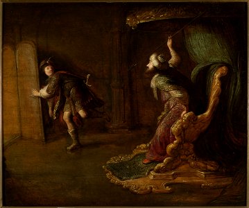 Jan Andriaensz. van Staveren - Saul’s anger at David - M.Ob.552 - National Museum in Warsaw