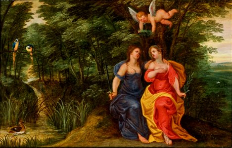 Jan Breughel de Jonge & Jan van Balen - Allegorie van Rechtvaardigheid en Vrede