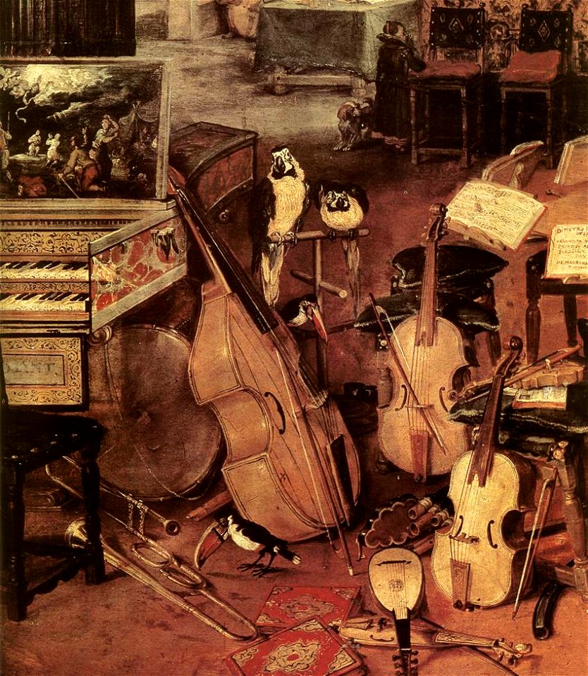 Jan Brueghel (I) - The Sense of Hearing (detail) - WGA3575