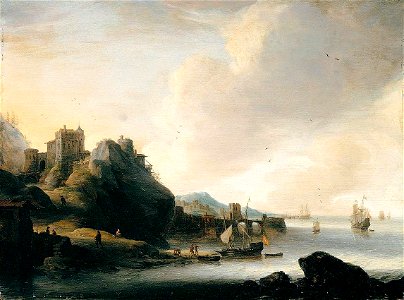 Jan Abrahamsz. Beerstraaten - Coastal Landscape - WGA01564