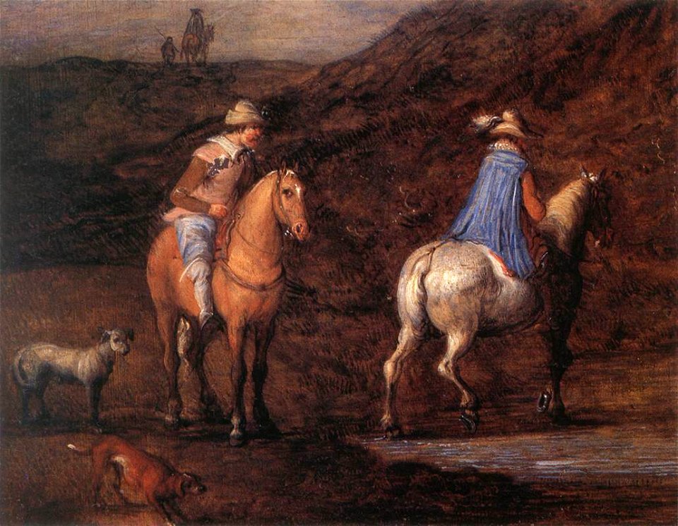 Jan Brueghel (I) - Travellers on the Way (detail) - WGA03569