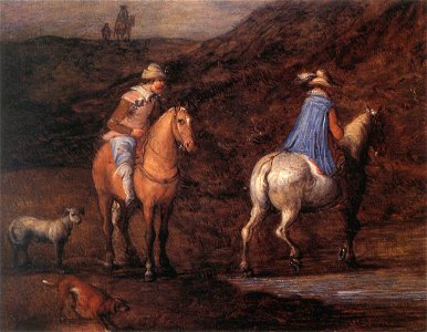 Jan Brueghel (I) - Travellers on the Way (detail) - WGA03569