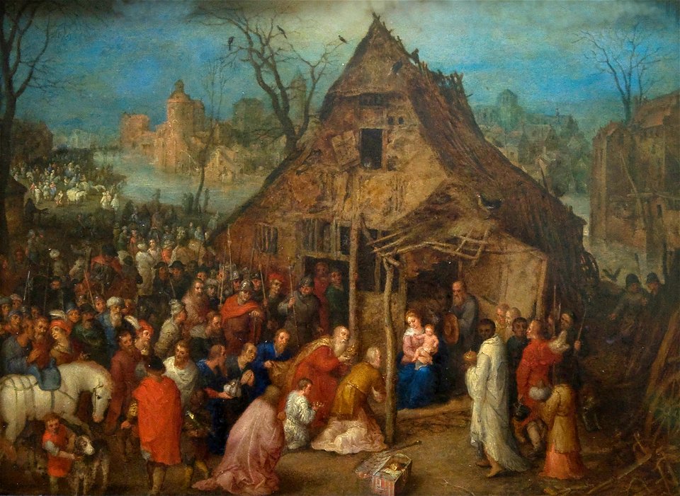 Jan Brueghel de Oude (1568-1625) - Aanbidding door de koningen (1600) - kmska 001 28-02-2010 14-20-47