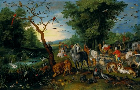 Jan Breughel de Jonge - De intrede van de dieren in de ark van Noach