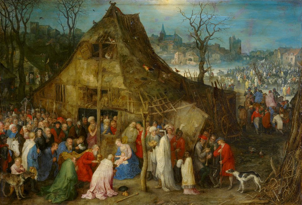 Jan Brueghel d. Ä. - Anbetung der Könige - GG 617 - Kunsthistorisches Museum