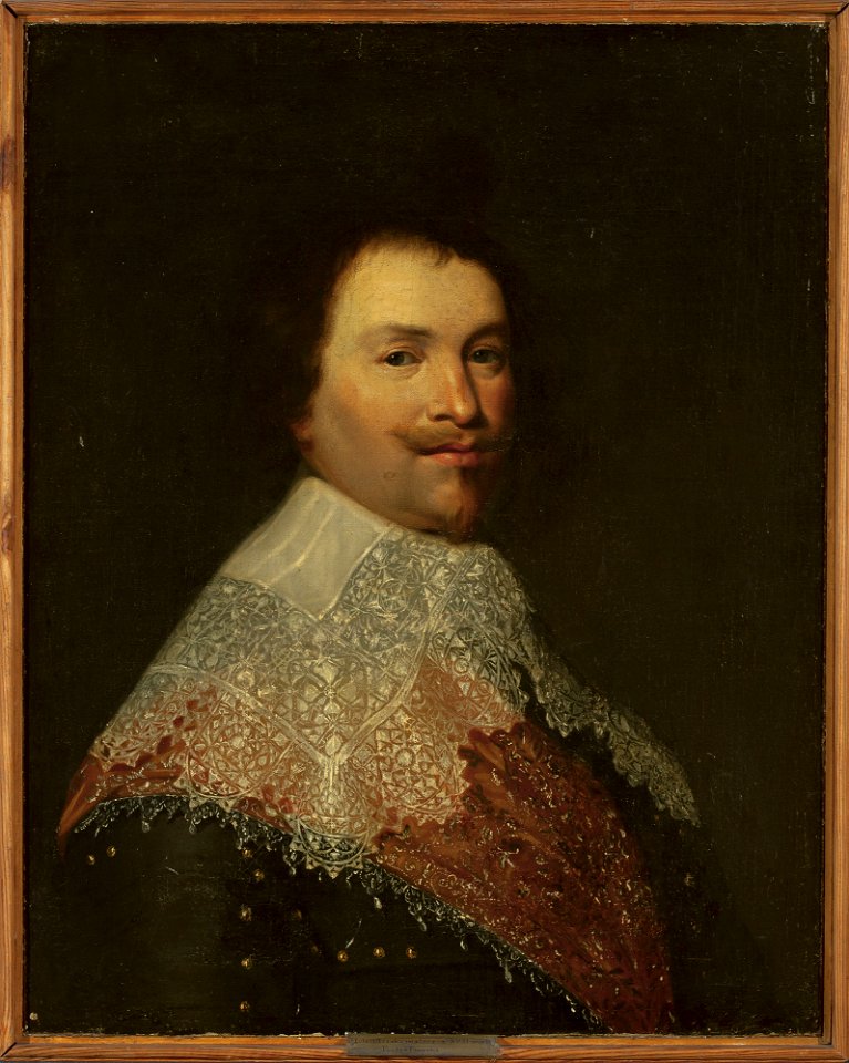 Jan Antonisz. van Ravesteyn - Portrait of a man with a lacy collar - M.Ob.1981 - National Museum in Warsaw