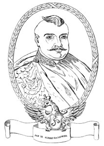 Jan Albrecht Radzivił. Ян Альбрэхт Радзівіл (M. Starkman, 1857). Free illustration for personal and commercial use.