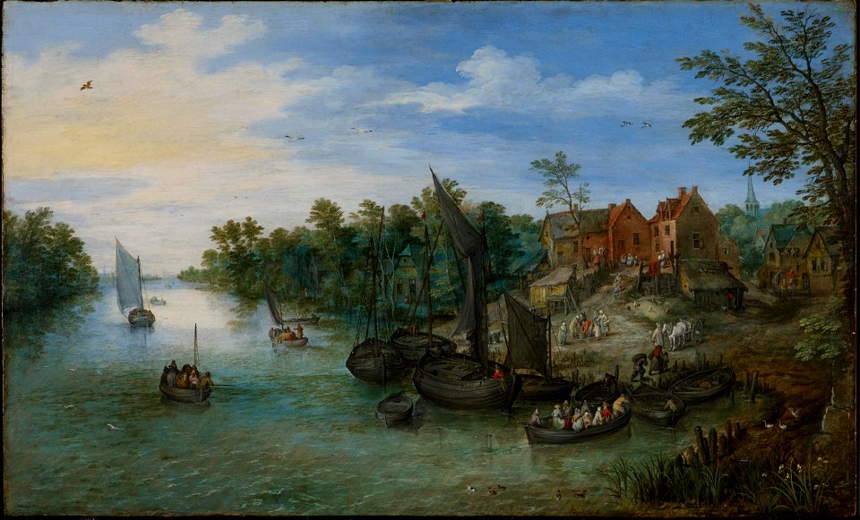 Jan Brueghel the Elder - River Landscape - 2000.343 - Indianapolis Museum of Art