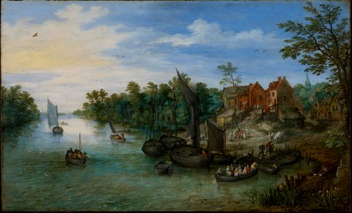 Jan Brueghel the Elder - River Landscape - 2000.343 - Indianapolis Museum of Art