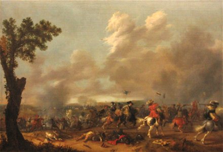 Jan Asselijn König Gustav Adolf II in der Schlacht von Lützen 1635