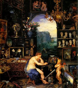 Jan Brueghel (I) - The Sense of Sight (detail) - WGA3577