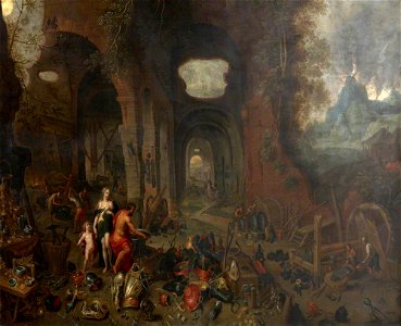Jan Brueghel the elder (1568-1625) (after) - The Four Elements, Fire - 872531 - National Trust