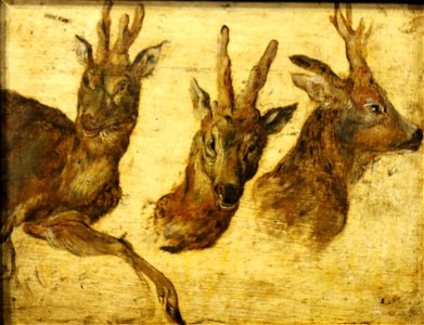 Jan Brueghel (I) - tête de brocards