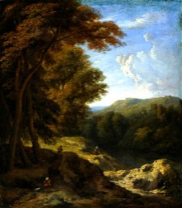 Jan Baptist Huysmans (1654-1716) (attributed to) - A Wooded River Landscape - 959474 - National Trust