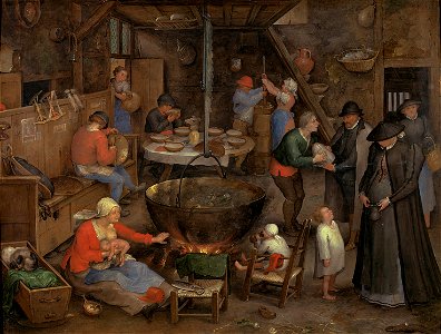 Jan Brueghel (I) - Visit to the tenants
