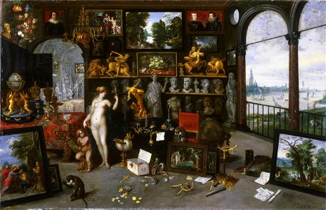 Jan Breughel II - Allegory of Sight - gallery painting Cat656