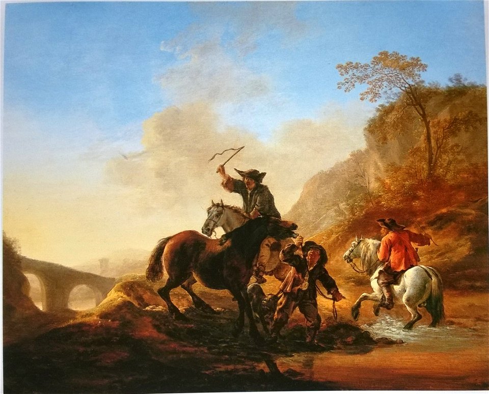 Jan Both, Dirck Stoop - The Three Horsemen