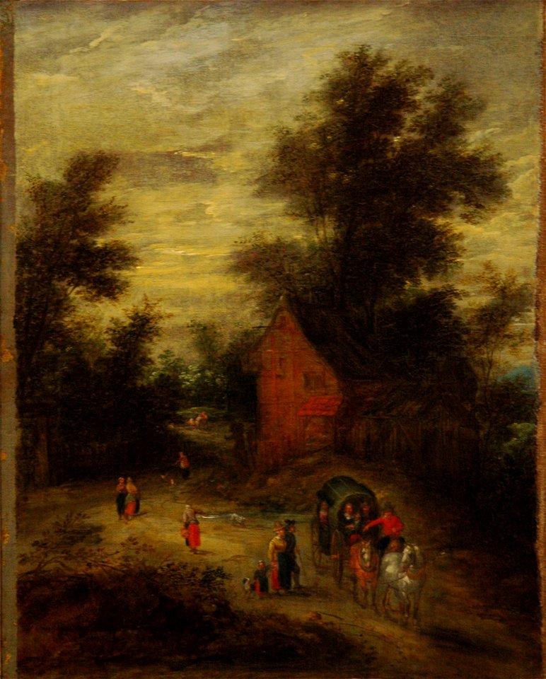 Jan Brueghel Jeune - Paysage avec personnages