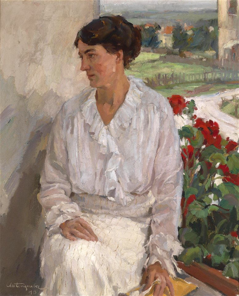 Jan Autengruber Auf der Veranda 1913