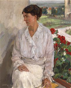 Jan Autengruber Auf der Veranda 1913