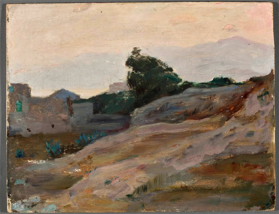 Jan Ciągliński - Bordighera. From the journey to Italy - MP 1518 MNW - National Museum in Warsaw