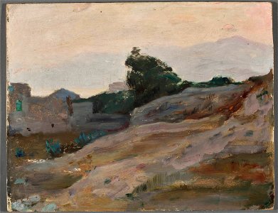 Jan Ciągliński - Bordighera. From the journey to Italy - MP 1518 MNW - National Museum in Warsaw