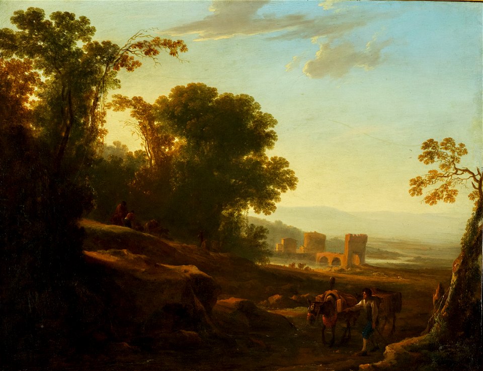 Jan Both - Landscape with the Ponte Lucano and the Tomb of the Plautii - 2019-451 - Princeton University Art Museum