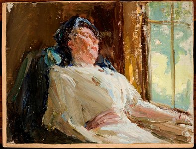 Jan Ciągliński - Alina Doré in Maryino - MP 1741 MNW - National Museum in Warsaw