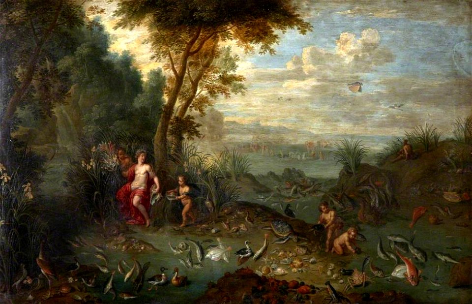 Jan Brueghel the elder (1568-1625) (after) - The Four Elements, Water - 872530 - National Trust