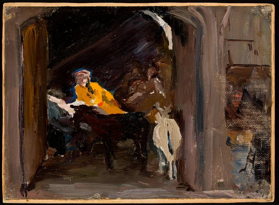 Jan Ciągliński - Damascus – Jarta. From the journey to Palestine - MP 1536 MNW - National Museum in Warsaw