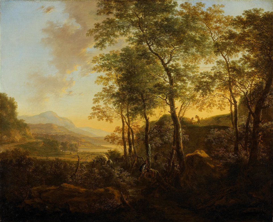 Jan Both - Wooded Hillside with a Vista - 65.1 - Minneapolis Institute of Arts