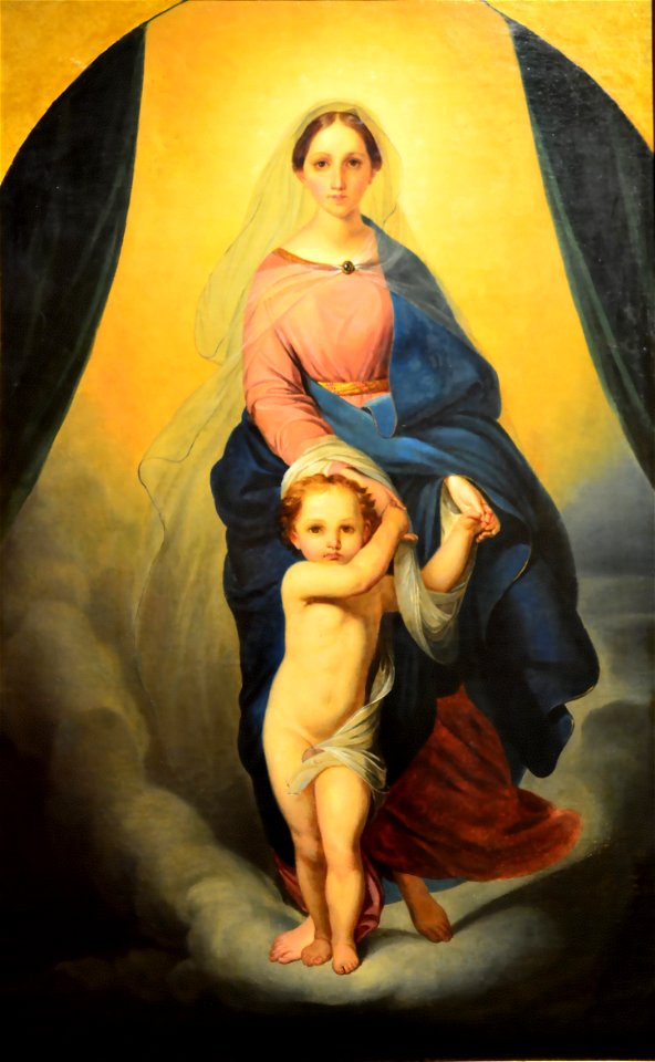 Jan Chrucki Madonna with Child Galeria Malarstwa Polskiego in Białystok