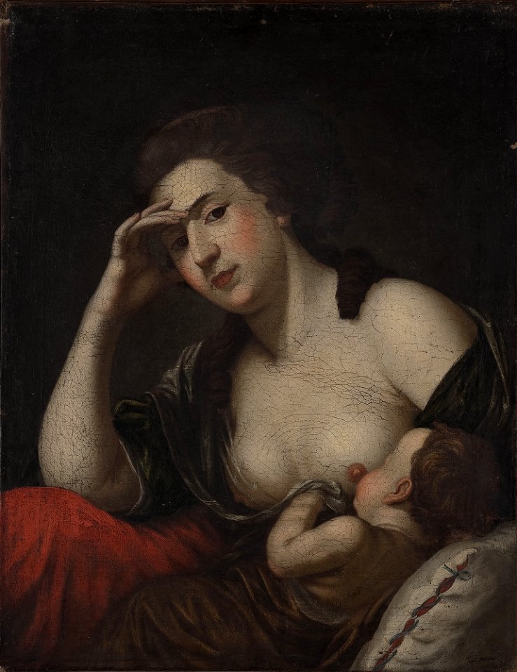 Jan Chrzciciel Lampi - Portrait of Anna Maria Lampi (née Franchi) with her son Franciszek - MP 3025 MNW - National Museum in Warsaw