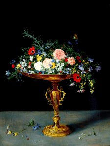 Jan Brueghel the Younger, An Arrangement of Flowers, Norton Simon Foundation