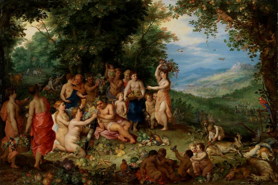 Jan Brueghel d. Ä. mit Hendrik van Balen - Der Herbst - 13711 - Bavarian State Painting Collections