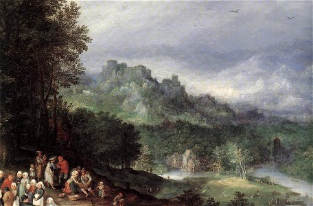 Jan Brueghel (I) - A Flemish Fair (detail) - WGA03556