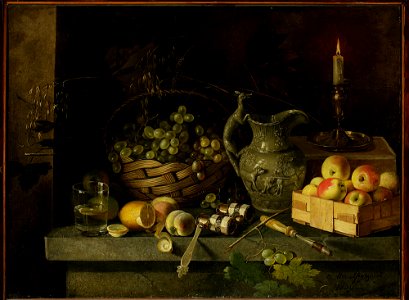 Jan Chrucki - Still life with a lorgnette - MP 2860 - National Museum in Warsaw