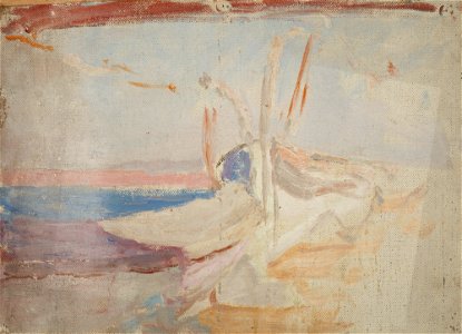 Jan Ciągliński - Corinth (On Board the Bohemia) - MNK II-b-439 - National Museum Kraków