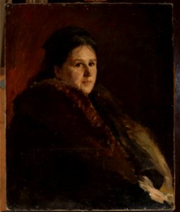 Jan Ciągliński - Portrait of Mrs. Karlińska - MP 1869 MNW - National Museum in Warsaw