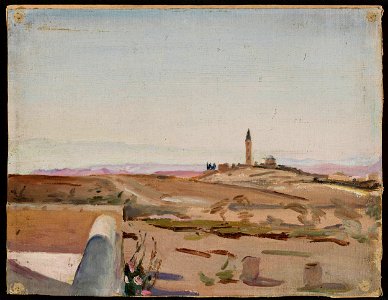 Jan Ciągliński - At the edge of the city and the desert. From the journey to Palestine - MP 1563 MNW - National Museum in Warsaw